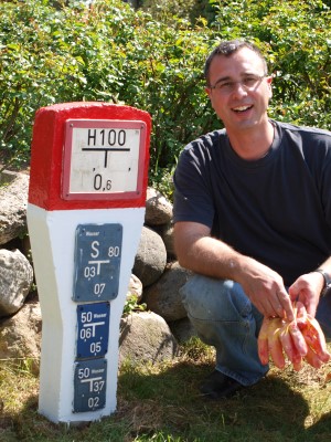 Hydrant wurde frisch gestrichen